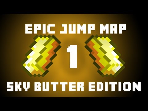 Minecraft - Epic Jump Map: Sky Butter Edition - Part #1 w/ DrEbrazz