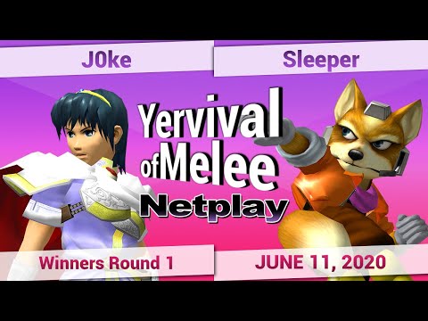 J0ke (Marth) vs. Sleeper (Fox) - Winners Rd 1 - Yervival of Melee #12
