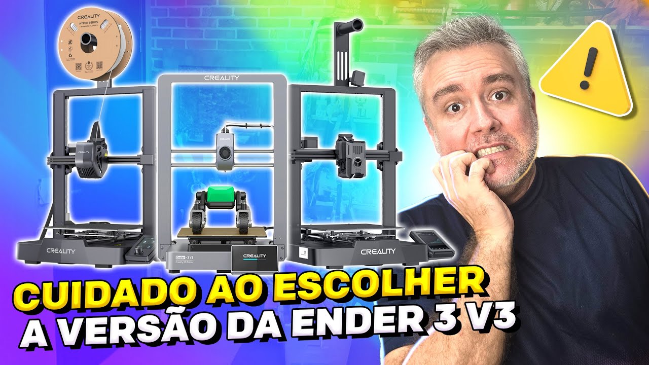 Descubra as Diferenças! Creality Ender 3 V3 SE, KE e V3 - Qual Comprar?