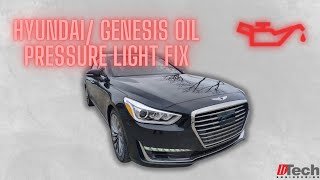 Hyundai Genesis Oil Light Fix!