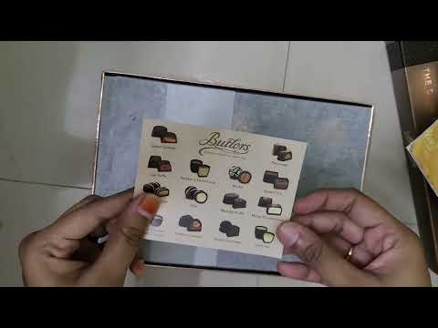 unboxing Butlers Chocolates #chocolate #butlers