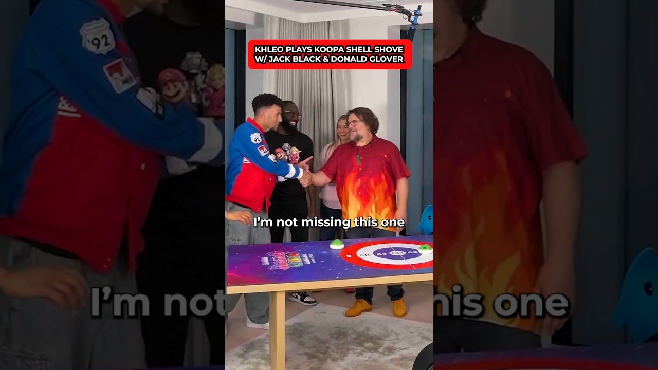 Playing Koopa Shell Shove With Jack Black & Donald Glover!