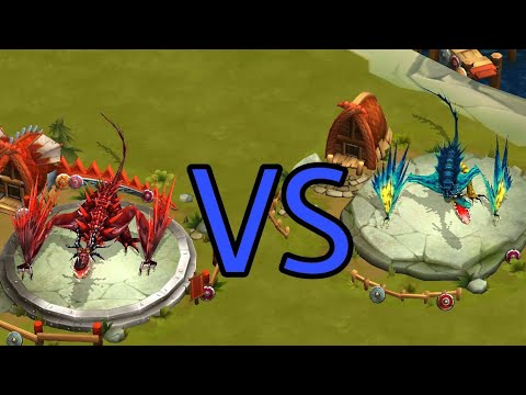 Titan Mode Monstrous Nightmare VS Monstrous Nightmare - Dragons:Rise of Berk