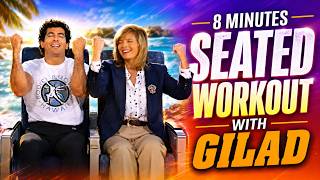 Seated Fitness: 8-Minute Full-Body Refresh. Made for Air travel, road trips, office and more