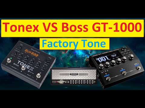 Tonex VS Boss GT-1000  Modeling Dual Rectifire Mesa Boogie |  Factory Tone. No Settings (Live Test)