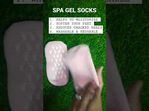 Pink Spa Gel Socks