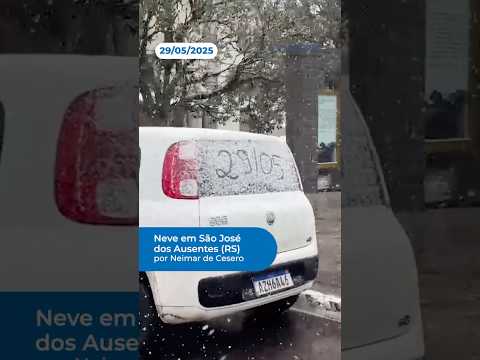 Primeira neve no Brasil em 2025