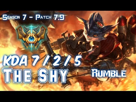The Shy RUMBLE vs JAYCE Top - Patch 7.9 KR Ranked