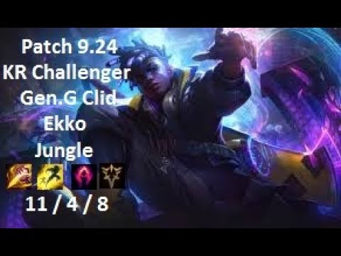 Gen.G Clid - Ekko Jungle - KR Challenger 1182 LP