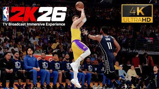 NBA 2K26 PS5 4K UHD | Lakers vs Mavericks | Immersive TV Broadcast Experience!