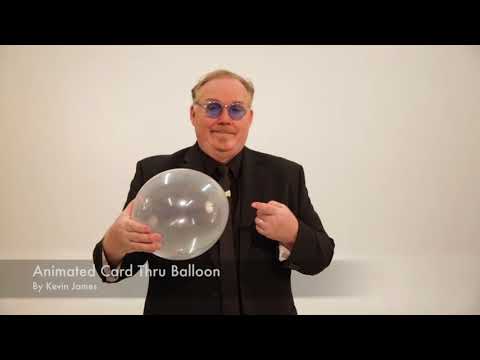 Card Through Balloon