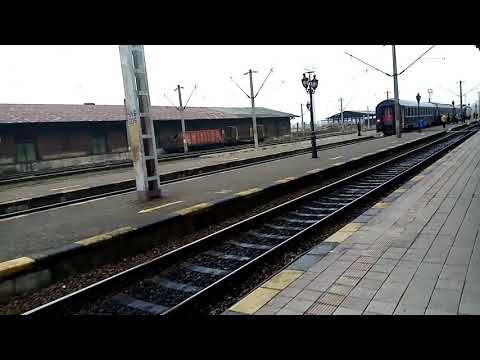 Anunț tren R5564 și IR 1655 în Gara Suceava 17.12.2020