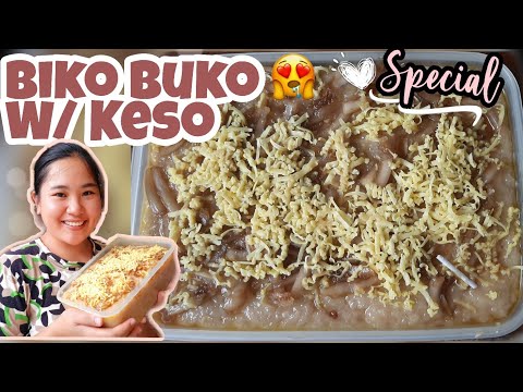 BIKO BUKO with KESO🥥🧀 | Filipino Rice Cake | Special Biko Recipe 😋