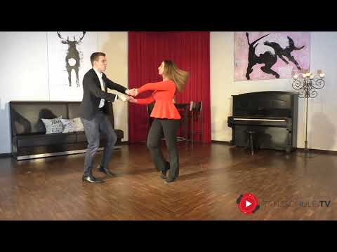 Discofox tanzen lernen   14 Drehtür   tanzschule tv