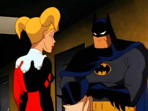 Harley Quinn Kisses Batman