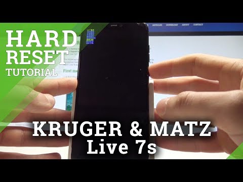 How to Clear eMMC in KRUGER & MATZ Live 7s - Remove Password / Hard Reset