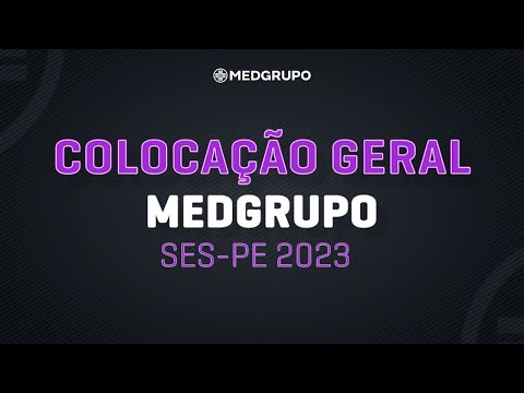 Aprovação MEDGRUPO 2023 - SES-PE
