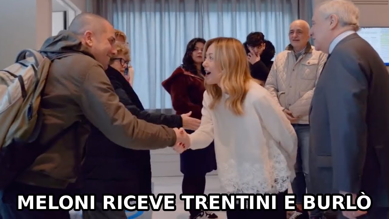 GIORGIA MELONI RICEVE ALBERTO TRENTINI E MARIO BURLÒ ALL’AEROPORTO DI CIAMPINO