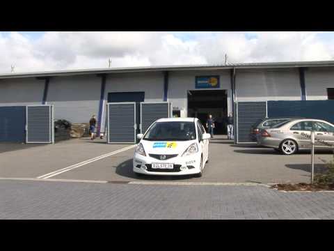 Honda Jazz with BILSTEIN B14 at the Papenburg test track