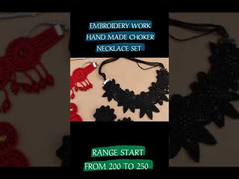 Contemporary Designer Jewelry Choker Set