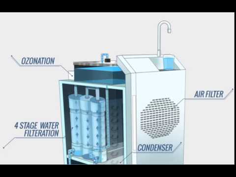 Airowater dewpoint prime atmospheric water generator