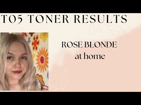 Wella T05 Pale Rose Blonde Toner Review | Pink-Toned Blonde at Home