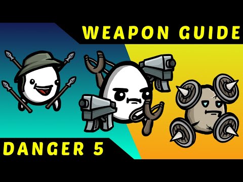 BEST STARTING WEAPON for every class! - Brotato Danger 5 Guide