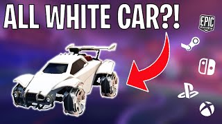 *UPDATED 2021* ALL METHODS OF GETTING A WHITE CAR IN ROCKET LEAGUE! (ALL PLATFORMS)