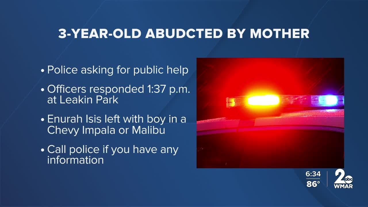 Video thumbnail for 3-year-old abducted at Leakin Park Sunday