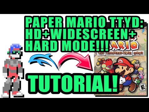 Dolphin Emulator Tutorial - Paper Mario: The TTYD - Widescreen + HD + Hard Mode!!!