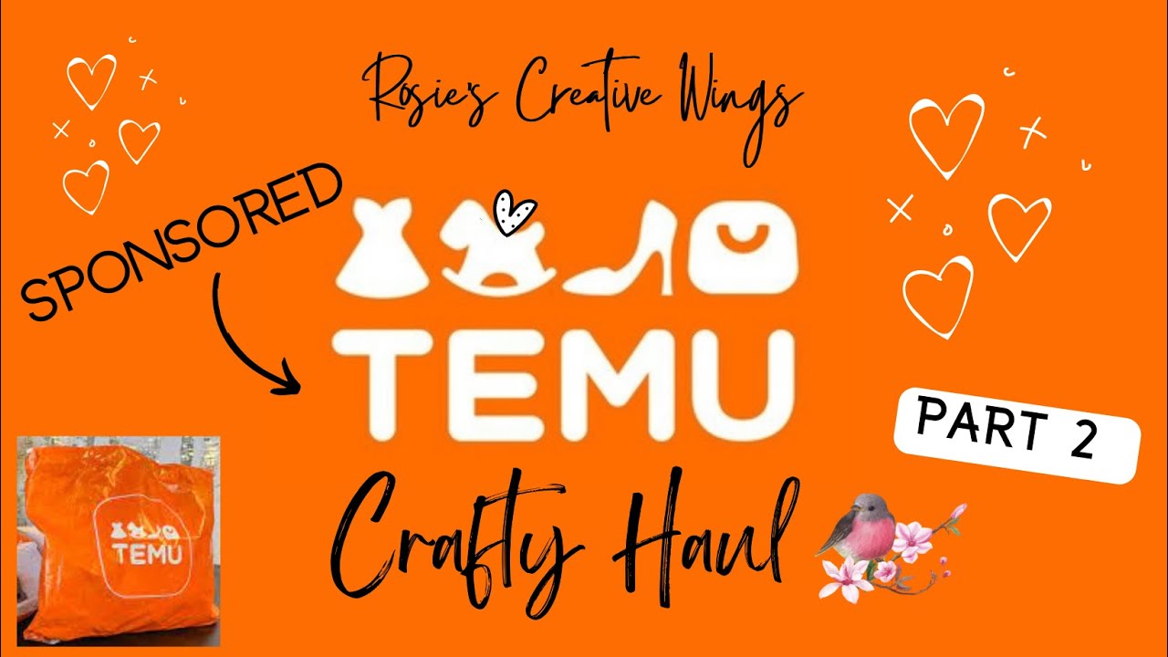 Crafty TEMU Haul (Sponsored) Part 2. #shoptemu
