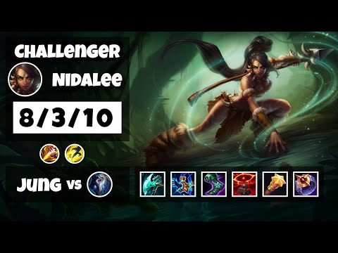 Nidalee 11.18 S11 Jungle Challenger Replay (8/3/10) - EU