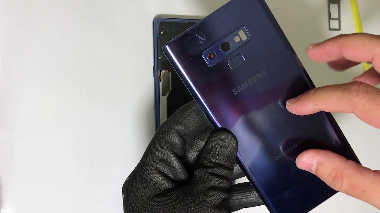 How to Remove the Samsung Galaxy Note 9 Back Glass Cover
