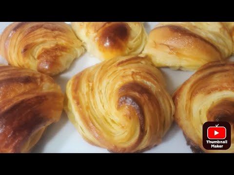 How to make flaky croissants, easy and simple recipe (Bocorkan cara bikin croissants yang enak)