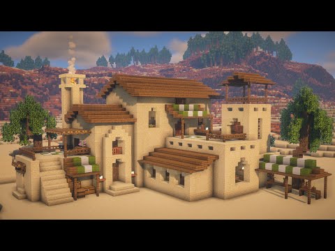 Minecraft: How To Build A Desert House Tutorial