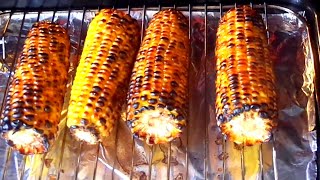 How To Make Grilled Corn On The Cob In Oven | Lemon & Pepper Sweetcorn In Oven @SwarnaHappyhome  #84