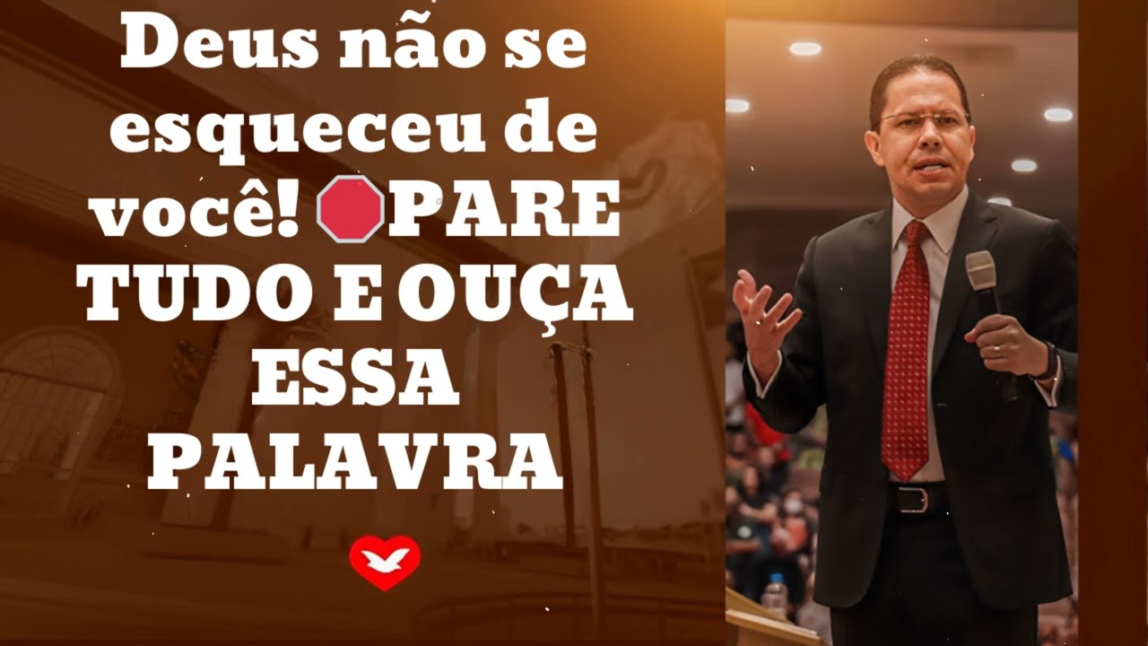 Deus não se esqueceu de você! 🛑PARE TUDO E OUÇA ESSA PALAVRA || Jadson Santos