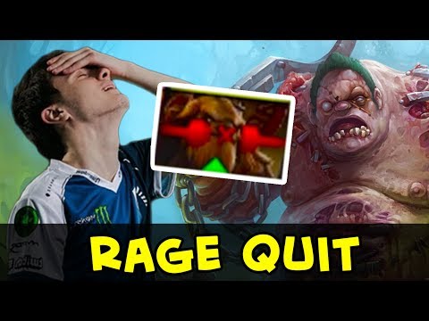 Miracle Pudge Top-1 MMR vs 3k — rage quit