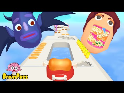 Sandwich Runner VS Pancake Run - Funny Gameplay All Level Walkthrough iOS Android
