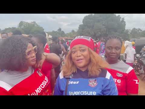 Hohoe United vs Young Apostles // (1-1) Fans engagement #fyp #hohoe #eweland🇧🇯🇬🇭🇹🇬 #goviral 