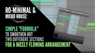 Ro minimal: Simple "formula" to smoothen out two different sections for a nicely flowing Arrangement