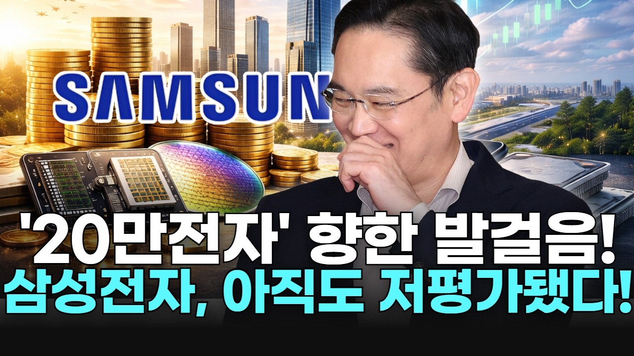 '20만전자' 향한 발걸음! 삼성전자, 아직도 저평가됐다!