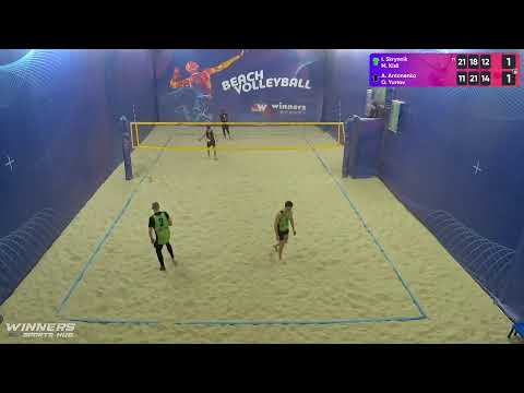 17:30 I. Skrynnik / M. Kisil - A. Antonenko / O. Yurtov 29.03.2023 | Winners Beach Volleyball