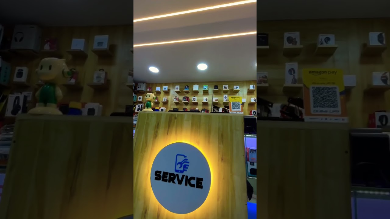 Mobile Shop interior design #cj builders