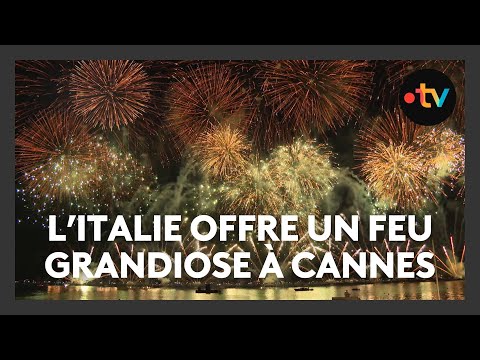 Festival d'Art Pyrotechnique de Cannes 2024 : les artificiers italiens éblouissent la Croisette