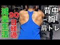 【減量生活】90日経過!大会に向けて筋トレ頑張ります🏋️♀️