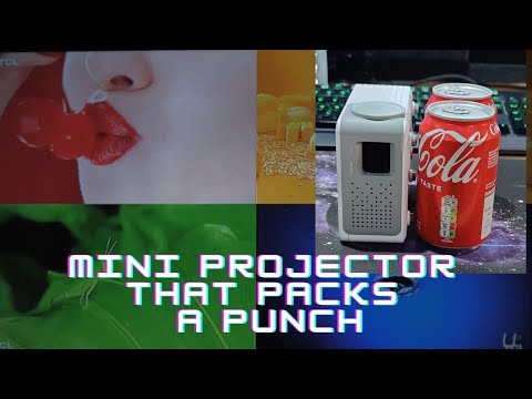 Cheap mini projector akiyo o1 that packs a punch!