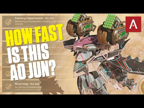 How Fast is the Ao Jun with 7x Speed Skills? War Robots Gameplay WR