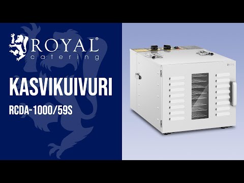 video - Kasvikuivuri - 1000 W - 10 tasoa