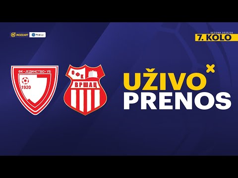 Jedinstvo - OFK Vršac Mozzart Bet Prva liga Srbije 2025/26 7. Kolo